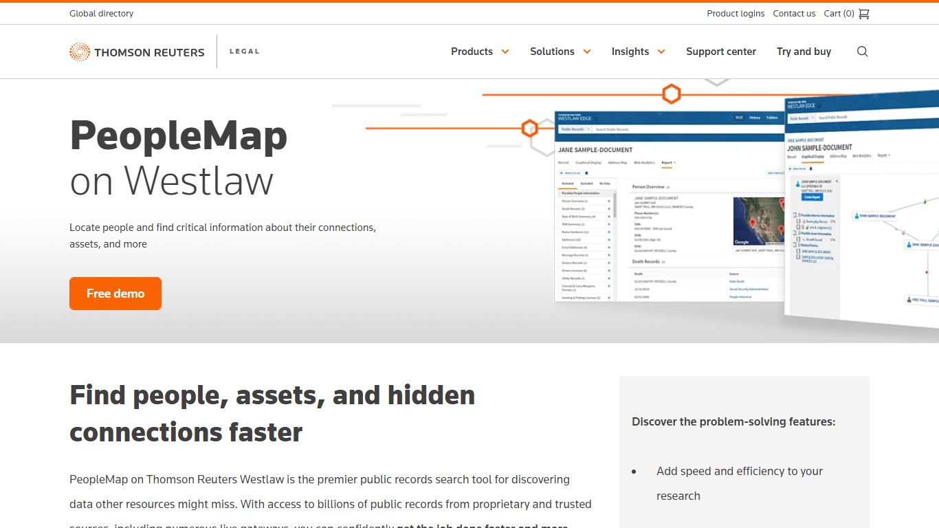 PeopleMap On Westlaw | Thomson Reuters